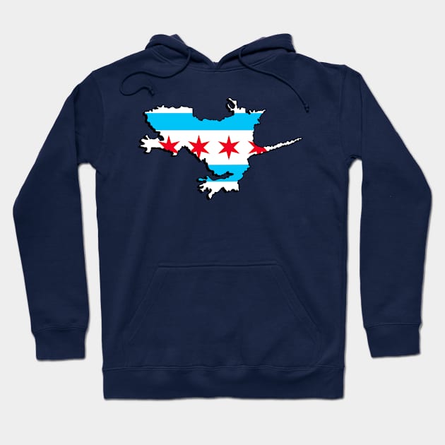 Chicago Rat Hoodie by Mister Dog Art